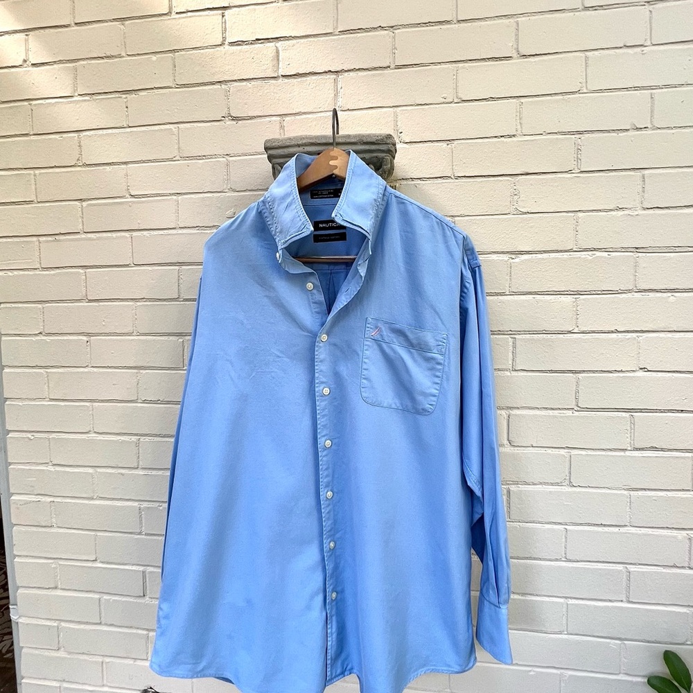 Nautica | Men’s Vintage Oxford Shirt Size 17, 34/35